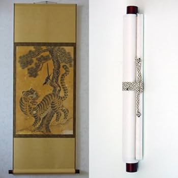 動物の掛軸 約120cm x 40cm Amazon.co.jp: 掛け軸 開運画 正月 縁起兔大黒天 床の間 うさぎ